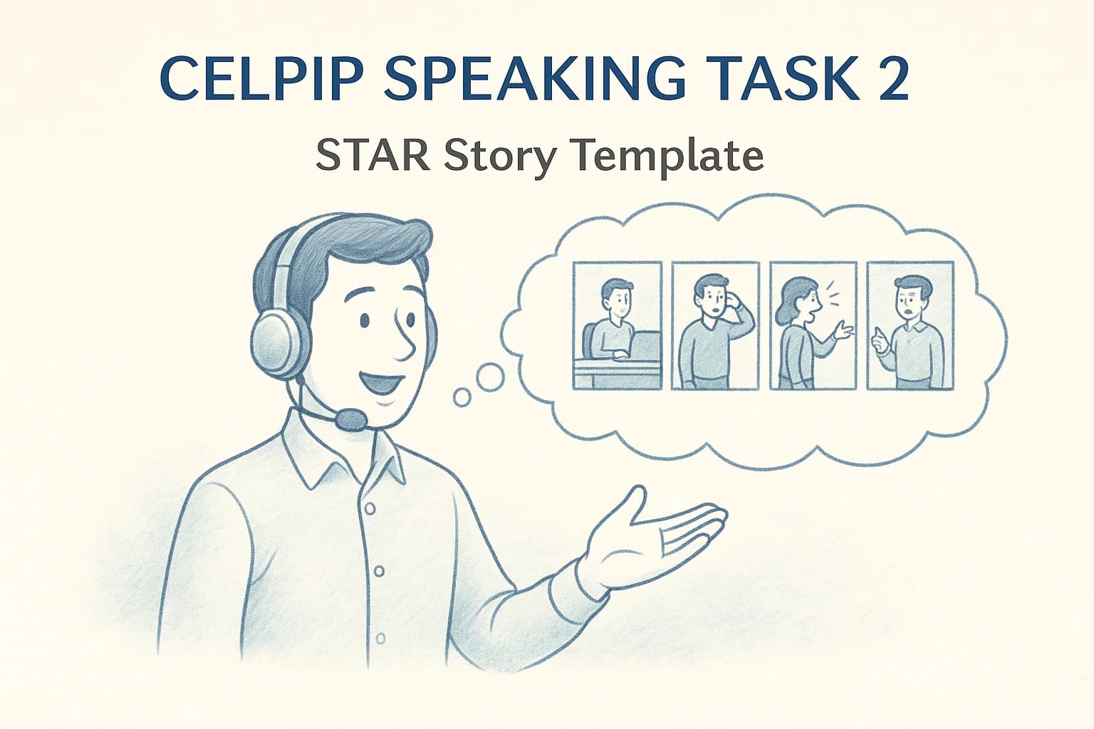 CELPIP Speaking Task 2: STAR Story template