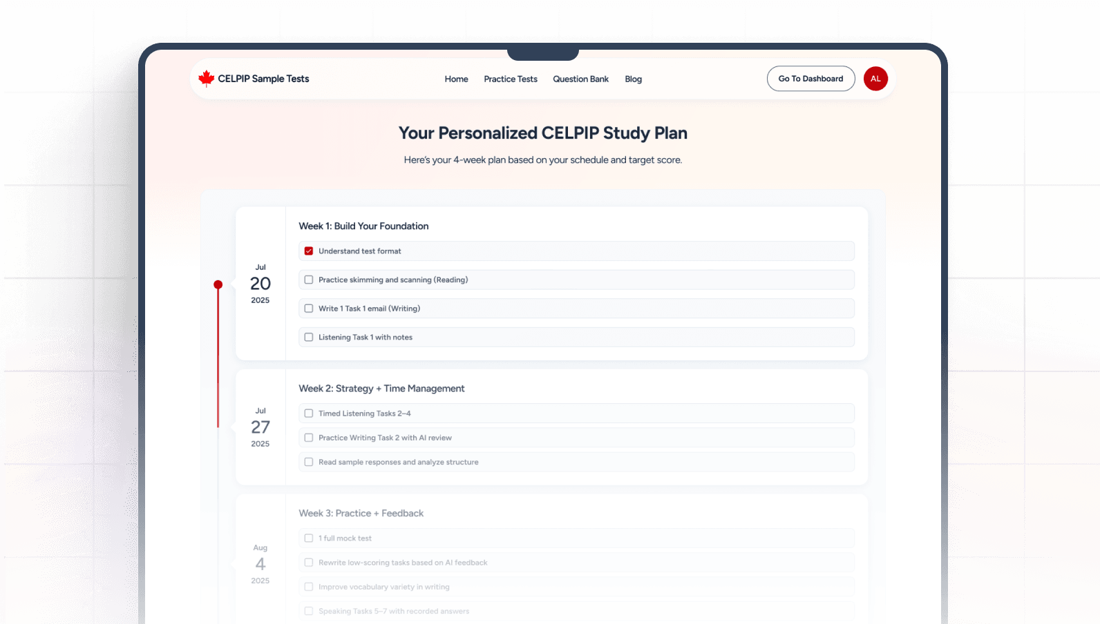 Smart Study Plan That Adapts